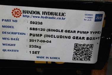 E323C E323D를 위한 Handok 상표 SBS120 굴착기 유압 펌프 강철 물자