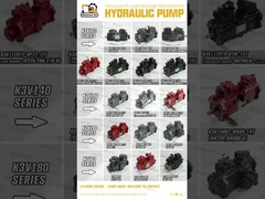 히타치 zx120-6 발굴기 수압 펌프