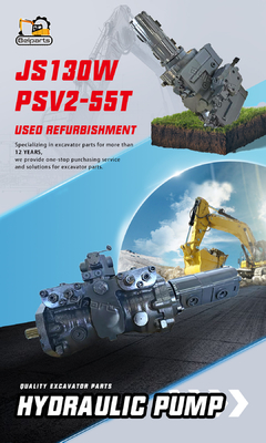 PSV2-55T JS130W 크롤러 발굴기 수압 펌프